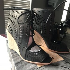Jeffrey Campbell Black Wedges